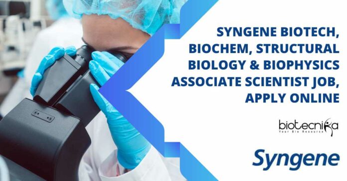 Syngene Associate Scientist Job