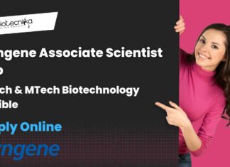 Syngene Associate Scientist Job