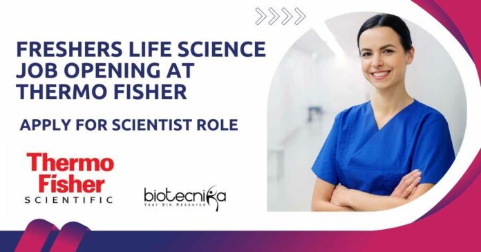 Freshers Life Science Job Opening