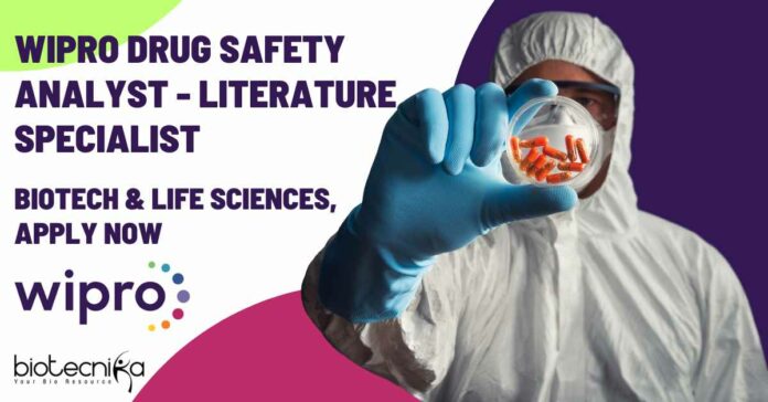 Wipro Drug Safety Analyst