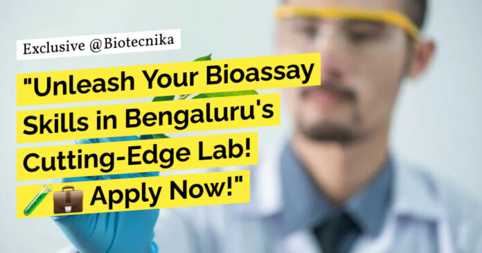 Biocon Biologics R&D Bioassay Development Lab Role
