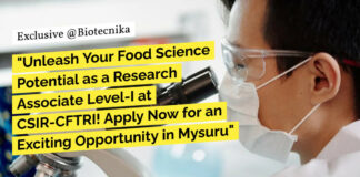 CSIR-CFTRI PhD Biotech Job, Biochem & Food Science Research Job - Apply Online