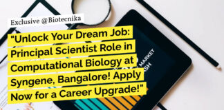 Syngene PhD Bioinformatics Job