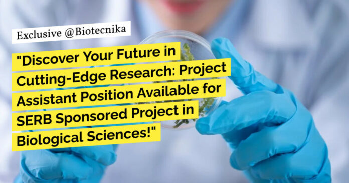 BITS Pilani BSc Microbiology & Zoology Project Staff Recruitment - Apply Now