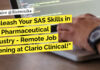 BS Life Sciences Clinical Data Programmmer – Remote Job Opening at Clario Clinical! BS Life Sciences Clinical Data Programmmer - Remote Job Opening at Clario Clinical!