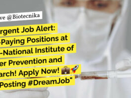 ICMR-NICPR Bioinformatics & Life Science Non-Med Research Job With Rs. 71,120 pm Pay – Apply Now ICMR-NICPR Bioinformatics