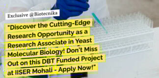 Research Associate at IISER Mohali - Apply Now!