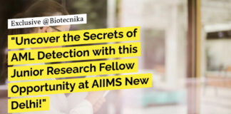 Junior Research Fellow Opportunity at AIIMS New Delhi!