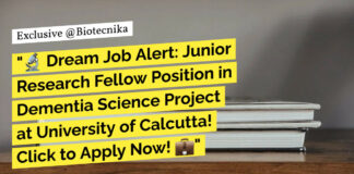 Zoology JRF Jobs Calcutta University - Applications Invited