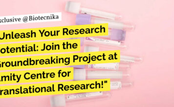 Amity Centre for Translational Research Life Sciences, Immunology, Biotech Project Job