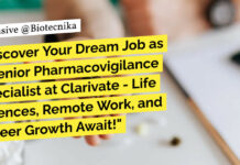 Senior Pharmacovigilance Specialist at Clarivate