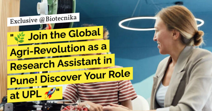 UPL Agronomist Recruitment