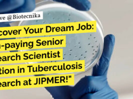 Earn Rs. 1.25 Lakh pm as Senior Research Scientist at JIPMER! Microbiology Apply JIPMER PhD Microbiology Research Job - Apply For Scientist Role