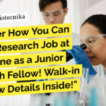IISER Pune Biology JRF Recruitment! Attend Walk-in Interview