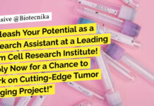 Research Assistant at AIMMSCR - Biology & Biotech Apply