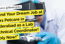 Mars Petcare Life Sciences Job Opening - Apply Online