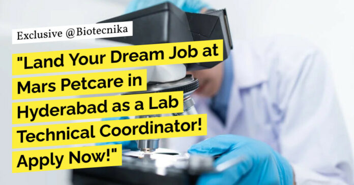 Mars Petcare Life Sciences Job Opening - Apply Online