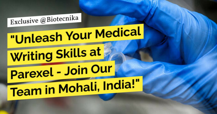 Parexel Medical Writing Job Opening - Apply Online