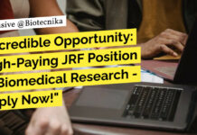 CBR Life Science Project Recruitment - Apply Now