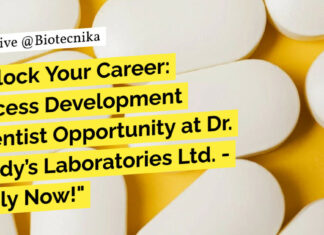 Dr Reddy's Biotech Process Development