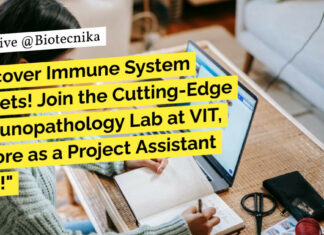 Life Science Project Vacancy at VIT Vellore – Apply Now Life Science Project Vacancy at VIT Vellore - Apply Now