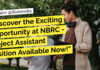 NBRC Agricultural Sciences Project Assistant Position Available Now!