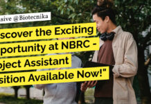 NBRC Agricultural Sciences Project Assistant Position Available Now!