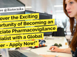 Clarivate Associate Pharmacovigilance