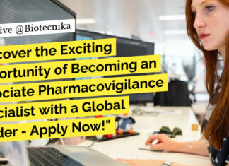 Clarivate Associate Pharmacovigilance