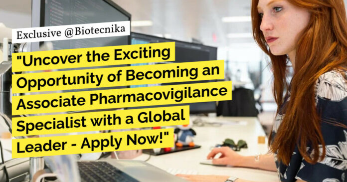 Clarivate Associate Pharmacovigilance