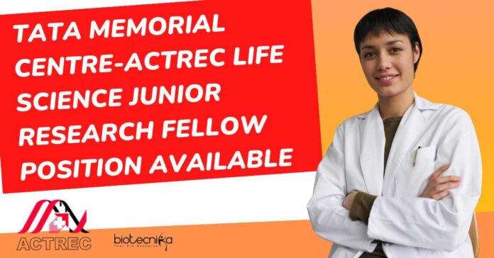 TMC-ACTREC JRF Position