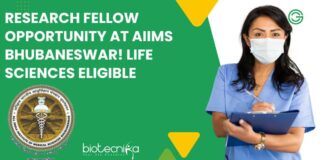 Research Fellow at AIIMS Bhubaneswar!