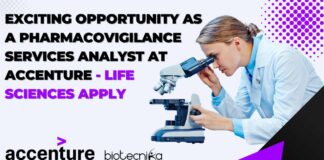 Pharmacovigilance Services Analyst at Accenture