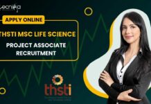 THSTI MSc Life Science Project Associate