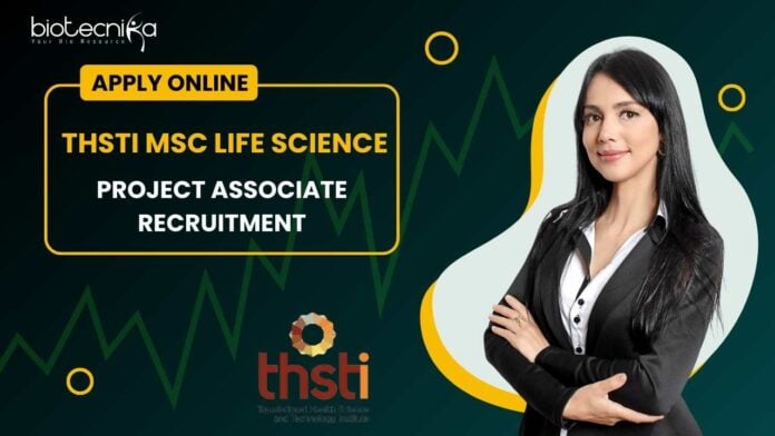 THSTI MSc Life Science Project Associate