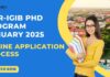 CSIR-IGIB PhD Program January 2025 – Online Application Process CSIR-IGIB PhD 2025 Program