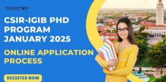 CSIR-IGIB PhD 2025 Program