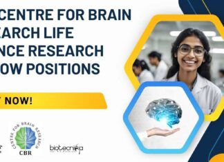 IISc-CBR Life Science Fellows Job