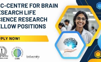 IISc-CBR Life Science Fellows Job