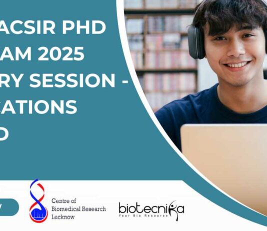 CBMR-ACSIR PhD Program 2025