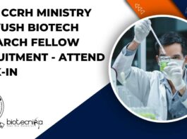 CCRH Biotech Research Fellow Recruitment