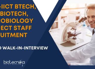 CSIR-IICT Project Staff Recruitment