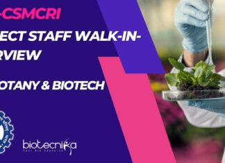 CSMCRI Project Staff Walk-in-Interview