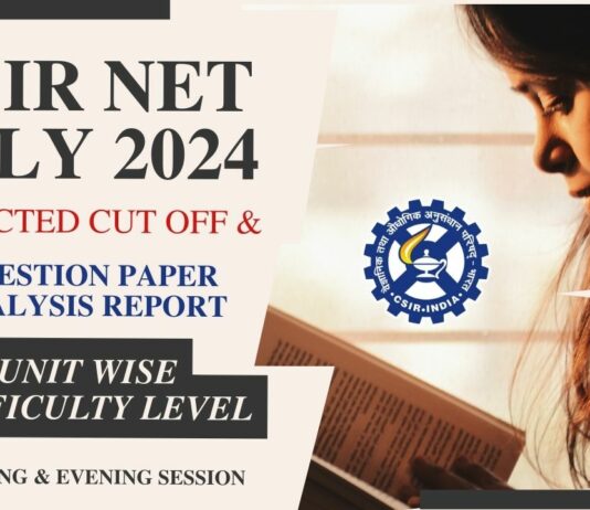 Analysis of CSIR NET July 2024