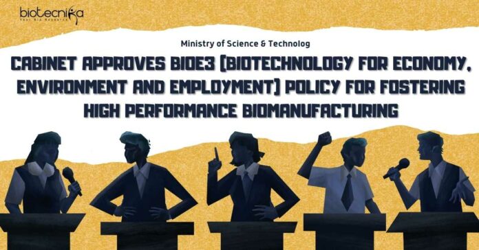 Press Release: Cabinet approves BioE3