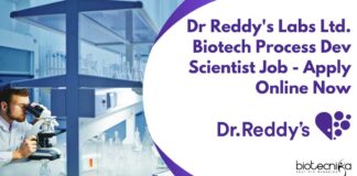 Dr Reddy's Labs Ltd Biotech Process