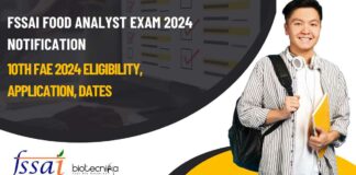 FSSAI Exam 2024 Food Analyst