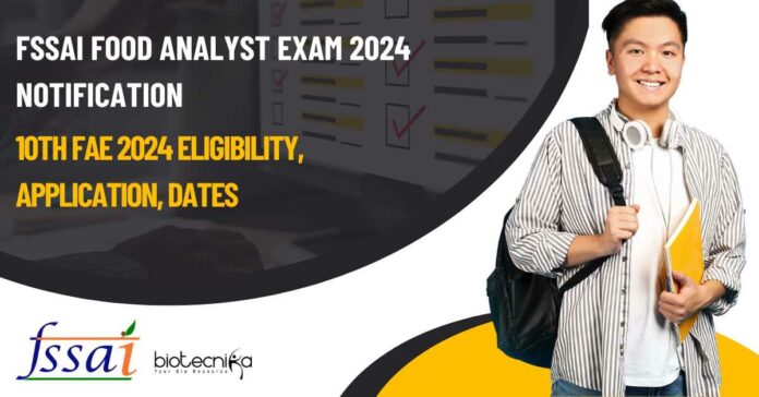 FSSAI Exam 2024 Food Analyst