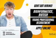 Govt DBT Bioinformatics