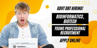 Govt DBT Bioinformatics